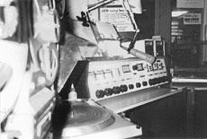 1987 WUMB-FM broadcast studio. Left to right
 
