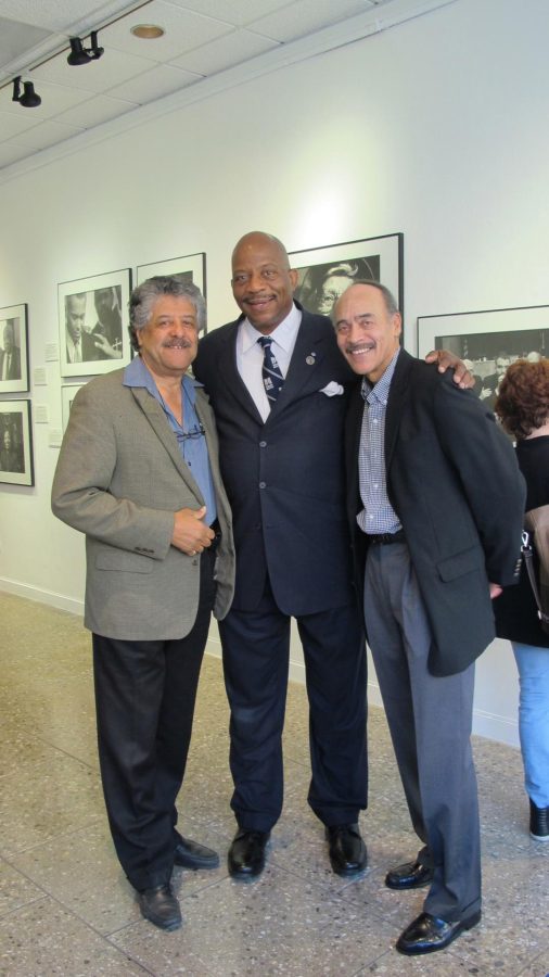 Don+West+with+Chancellor+Motley+and+President+Gomes+at+the+Harbor+Art+Gallery