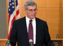 St. Louis County Prosecutor Robert McCulloch announces the grand jurys decision not to indict Ferguson police officer Darren Wilson in the Aug. 9 shooting of Michael Brown, an unarmed black 18-year old, on Monday, Nov. 24, 2014, at the Buzz Westfall Justice Center in Clayton, Mo. (AP Photo/St. Louis Post-Dispatch, Cristina Fletes-Boutte, Pool)