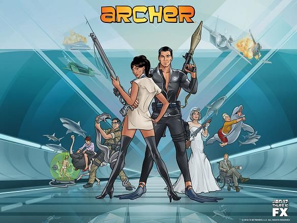 Catch Up on Season One to Five of Archer on Netflix