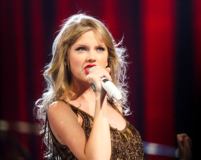 Taylor Swift in 2012.