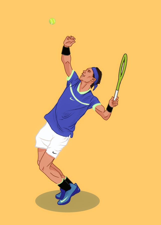 Tennis+player+Raphael+Nadal.