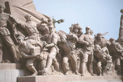 A monument in Tiananmen Square
 