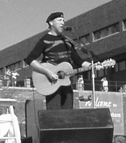 Richard Thompson performs forms at the festival.
 