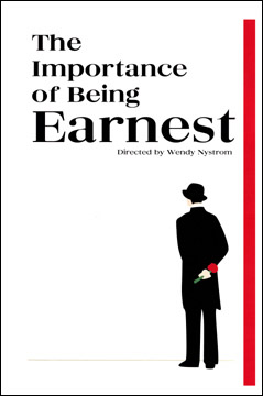A flyer from the play The Importance of Being Earnest.
 