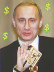 Putin sees nuclear dollar signs.
 