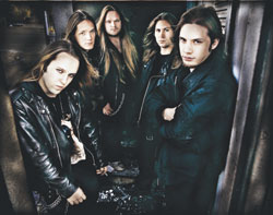 Children of Bodom from left
 