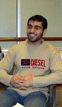 Abdu Wahab, a recent UMB graduate.
 
