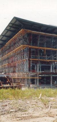 The Campus Center under construction in 2003
 