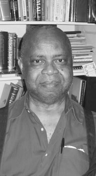 Author and critic Dr. Chukwuma Azuonye of the Africana Studies department at UMass Boston
 
