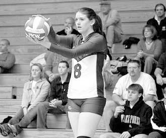Sophomore middle hitter Shannon Thompson currently leads the LEC with 4.57 Kills per game
 