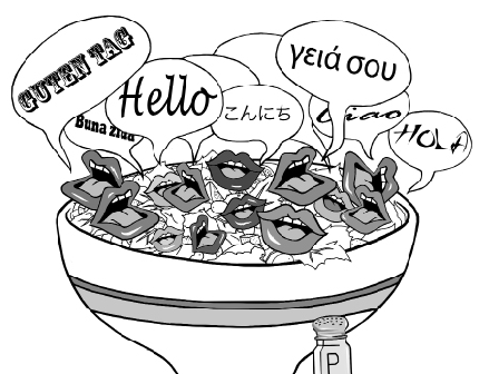 Dealing with multilingualism in a salad bowl
