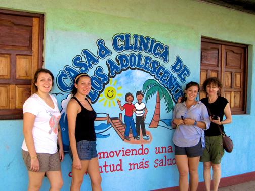 Outside the Health Clinic in Nicaragua 