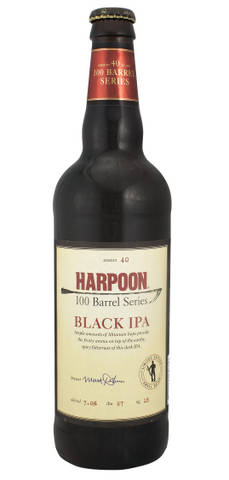 The Harpoon Black IPA has a dark almost stout like appearance, but is made in the IPA style.