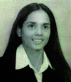 Annie Dookhan in the 2001 UMass Boston yearbook