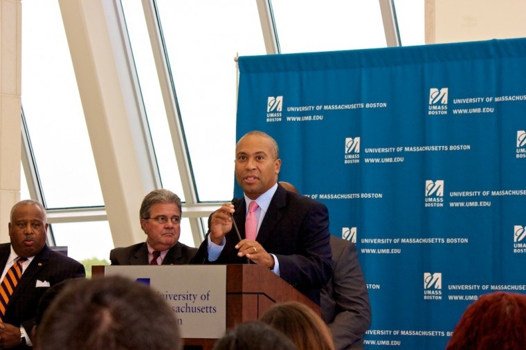 Governor Deval Patrick ended his speech by saying, "The combination of these grants and Capital funding is about seeing our future in you- make the most of it."