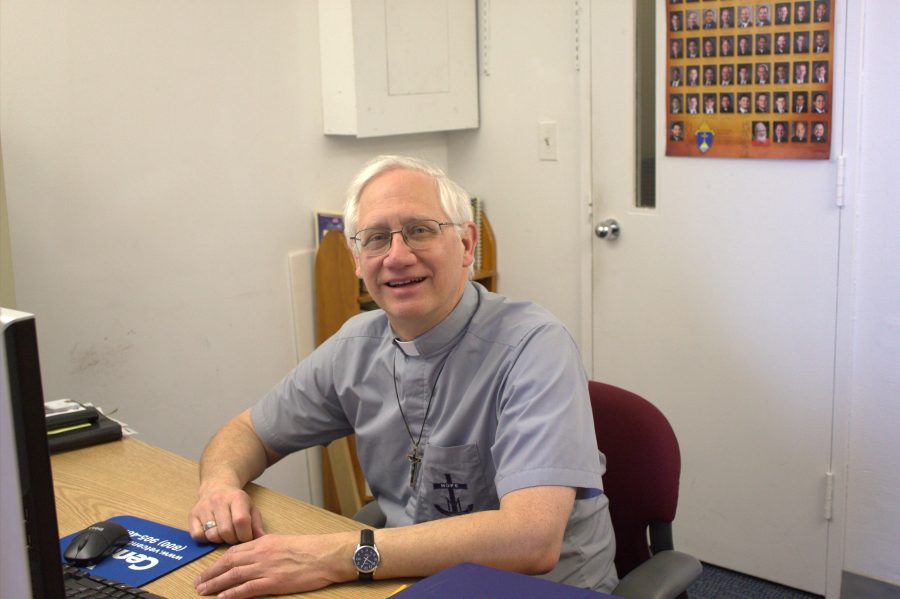 Rev. Fr. Paul Helfrich is the Catholic Chaplain of UMass Boston