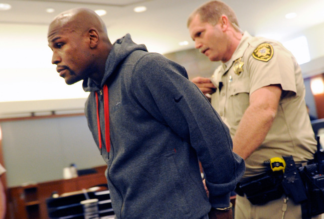 Mayweather is just one in a long line of celebrities to have been accused of domestic violence