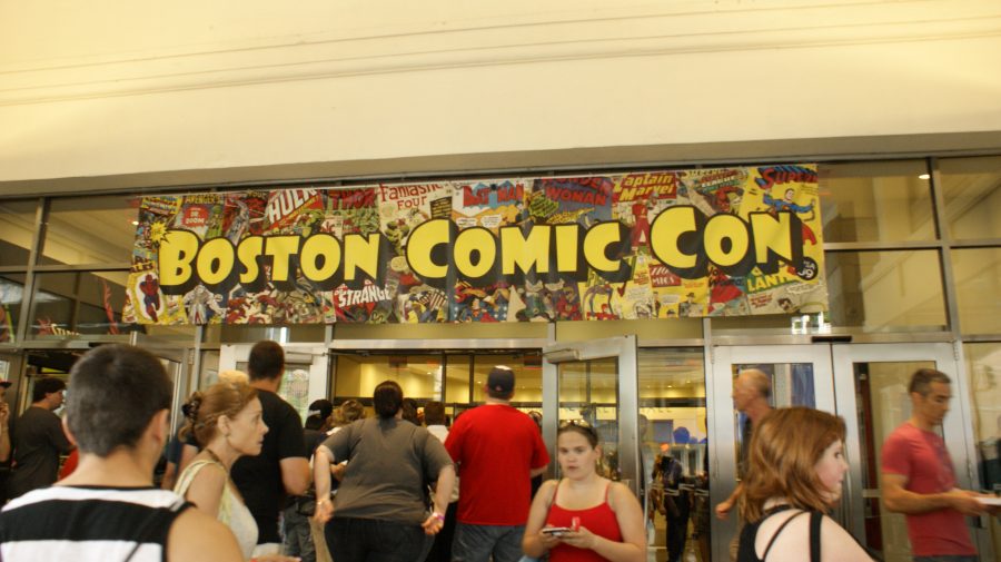 The entrance to Boston Comic Con