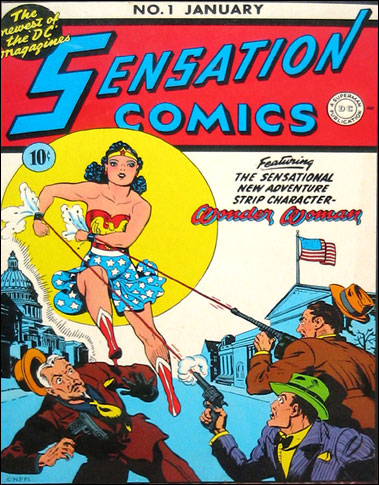 The first appearance of Marstons Wonder Woman