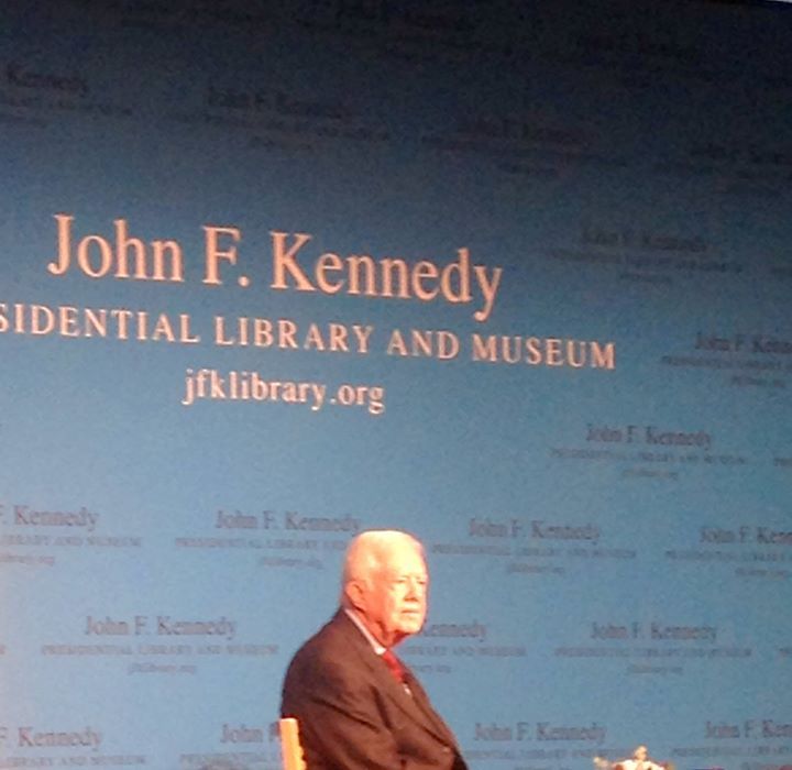 Jimmy+Carter+at+John+F.+Kennedy+Library+and+museum+on+November+20%2C+2014