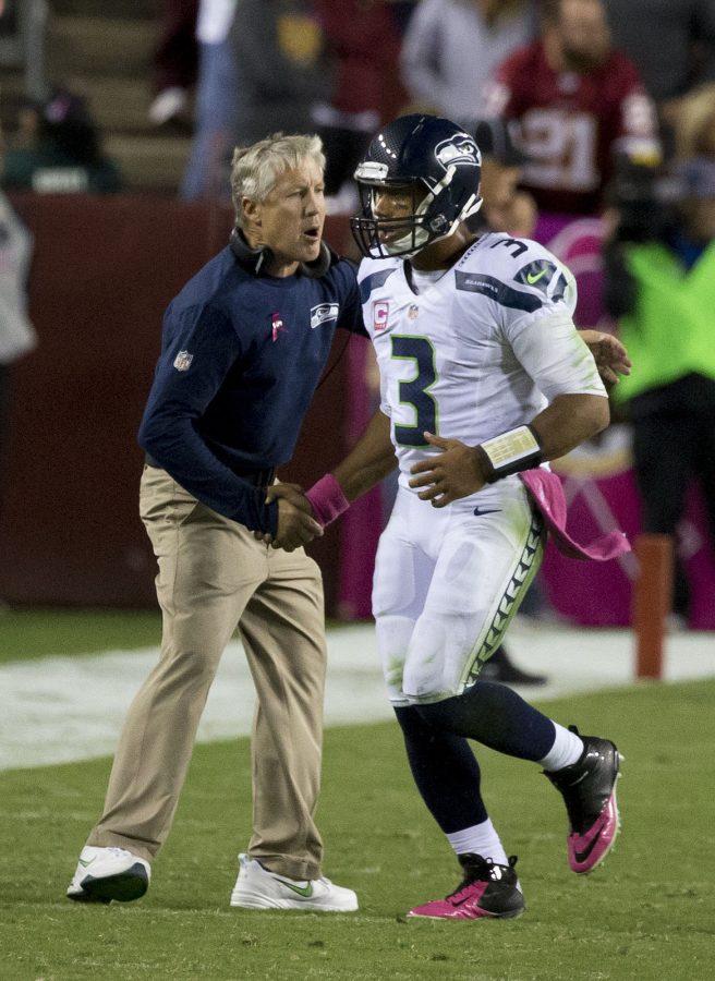 Russell+Wilson+and+Pete+Carroll+make+for+a+formidable+duo