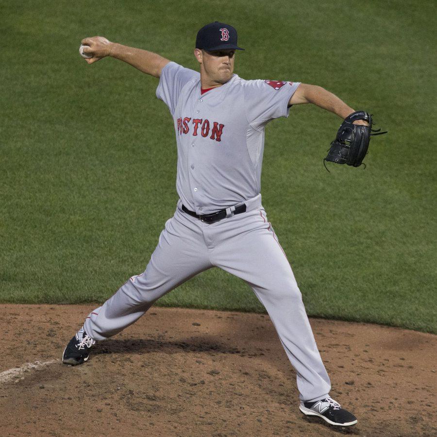 <p>Sometimes-minor-leaguer Steven Wright, known for his knuckleball, has been surprising everyone as a power player this season, filling the void created by David Price's inconsistent pitching. </p>