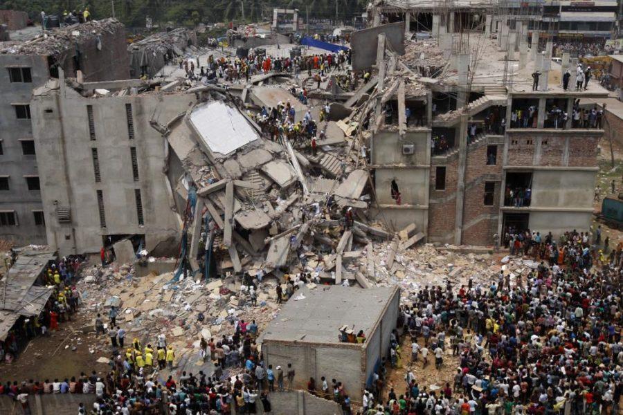 The Dhaka Savar (or Rana Plaza) collapse in Bangladesh in 2013 killed 1134 workers in an eight-story, which collapsed because of problems in the building structure. 