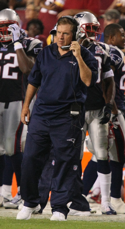 Patriots coach, Bill Belichick. 