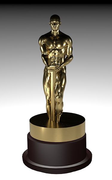 Oscar trophy.