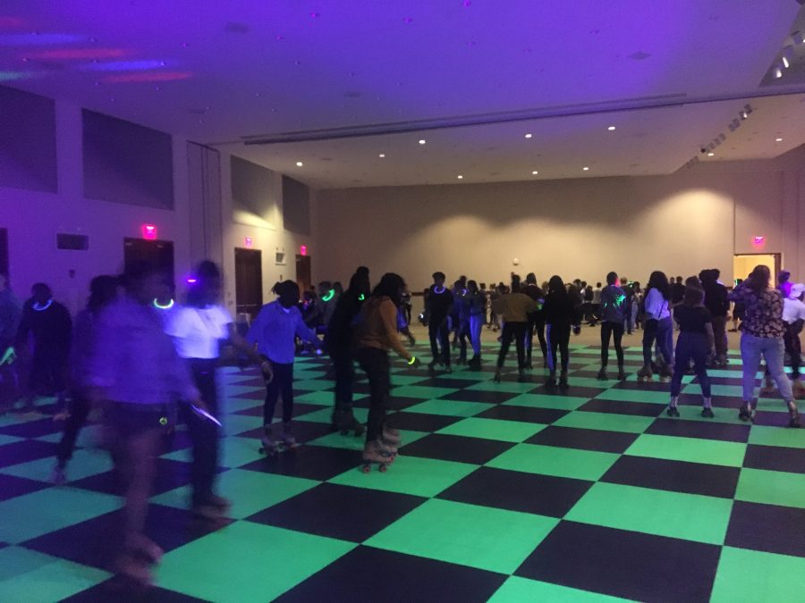 90s Skate Party in Campus Center Ballroom.