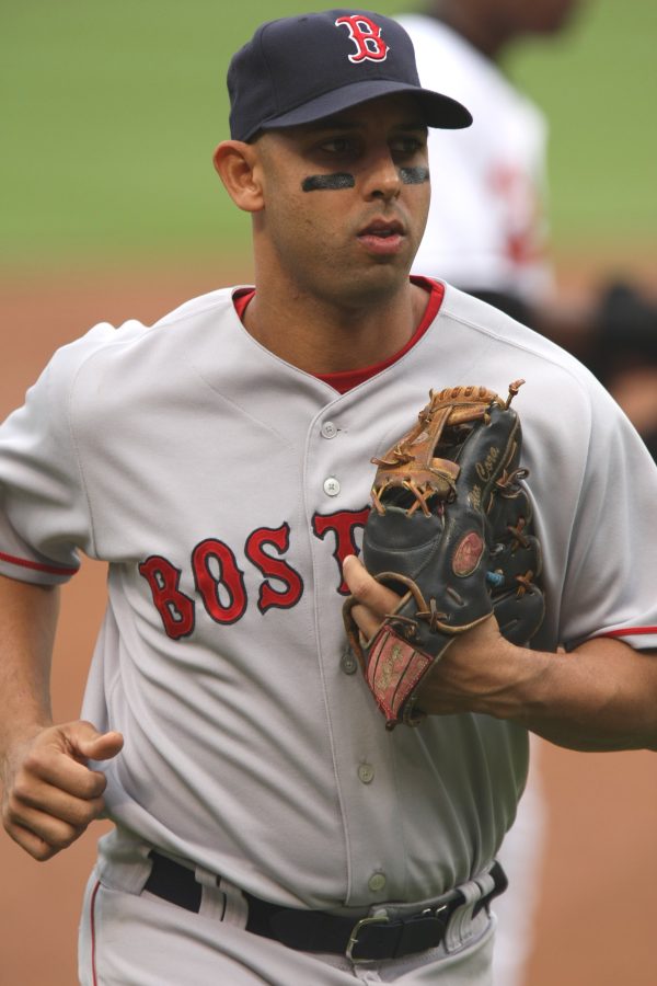Alex Cora of the Boston Red Sox. 