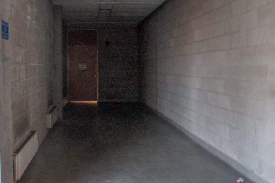 A corridor in the old Science Center that "lost power."