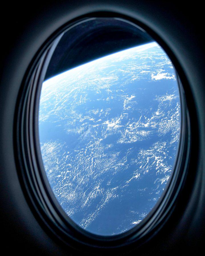 Crew-1’s view of Earth during Dragon’s flight to the space station.