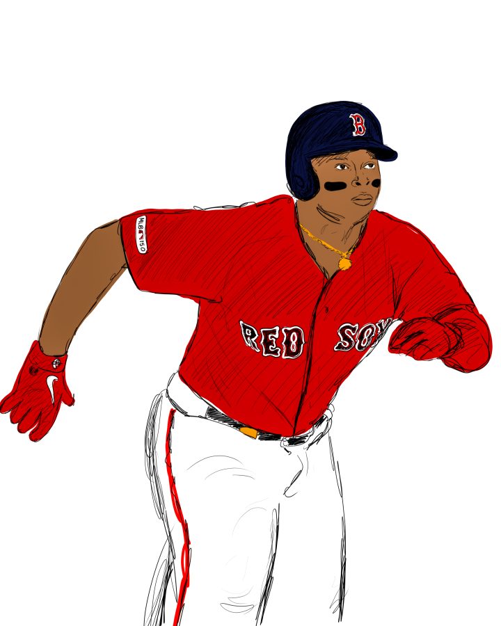 Rafael+Devers+of+the+Boston+Red+Sox.