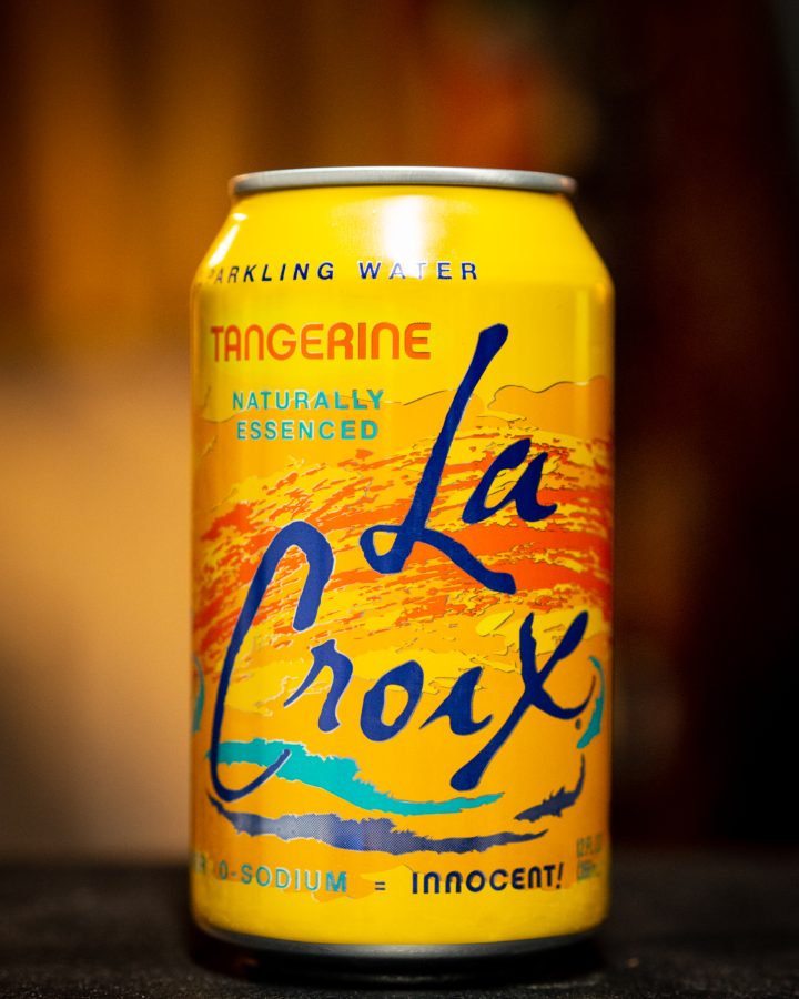 Can of La Croix seltzer water.