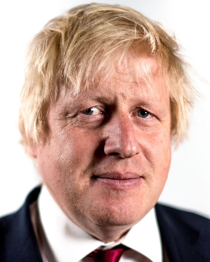 Portrait of Boris Johnson.