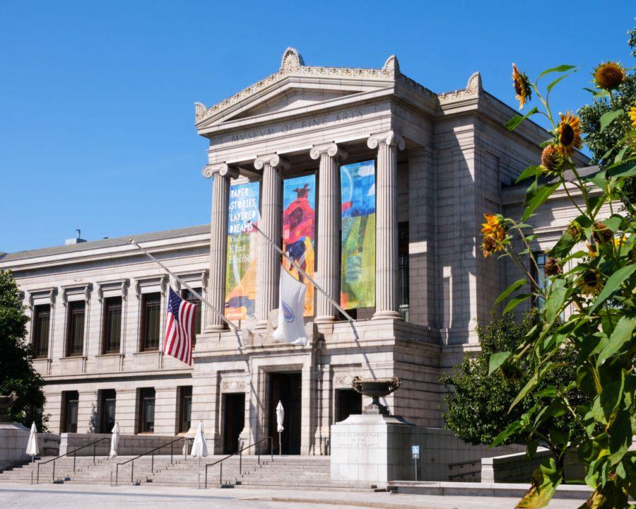 Boston’s Museum of Fine Arts, as seen from Huntington Ave.
