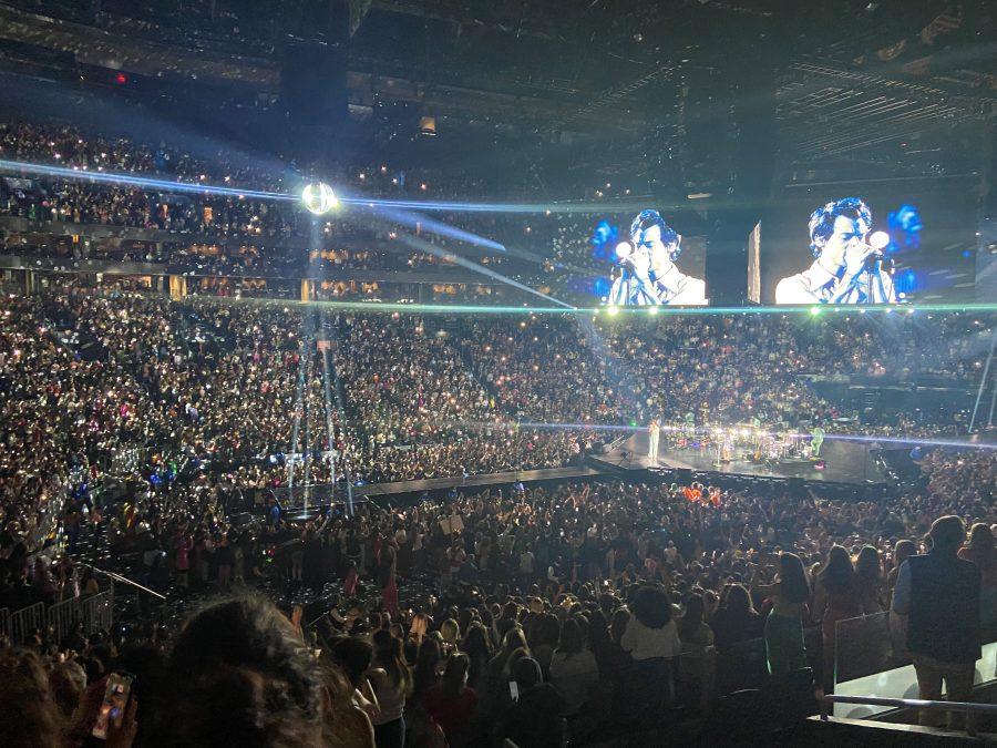 Image of the Harry Styles concert at TD Garden.