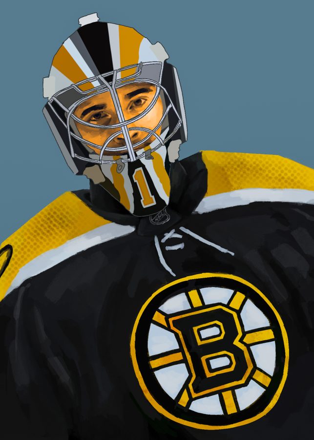 Jeremy+Swayman%2C+Boston+Bruins+goaltender.