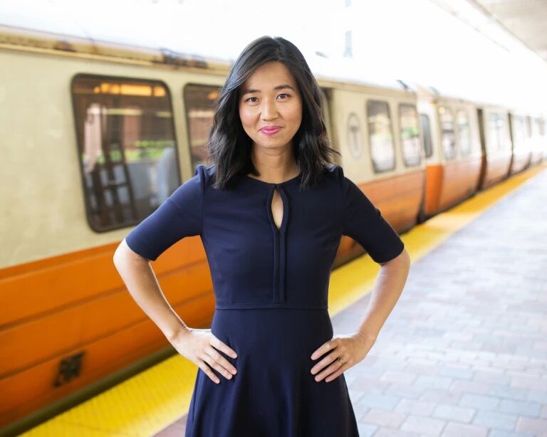 Portrait of Michelle Wu, Boston’s new mayor.