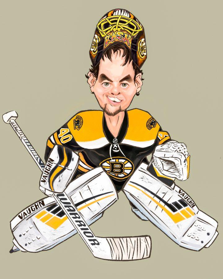 Caricature+of+Tuukka+Rask+of+the+Boston+Bruins.