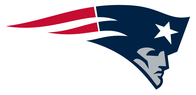 The logo of the New England Patriots. Used for identification purposes.