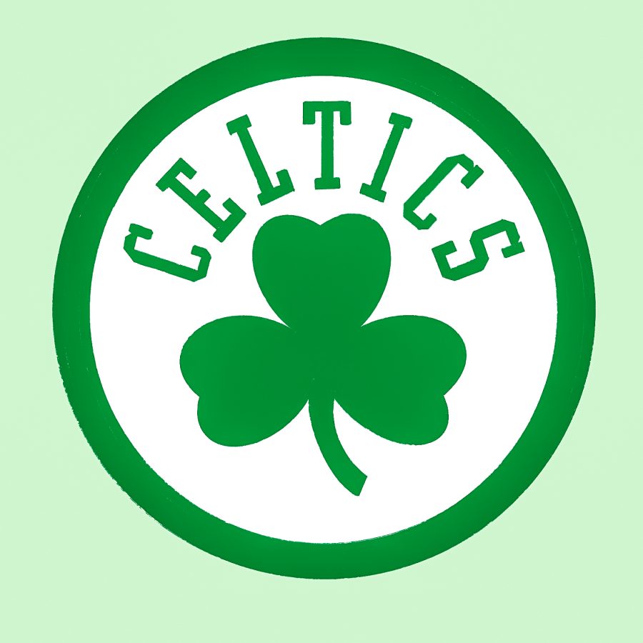 The logo of the Boston Celtics.
