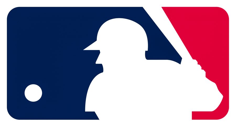 The logo for Major League Baseball.