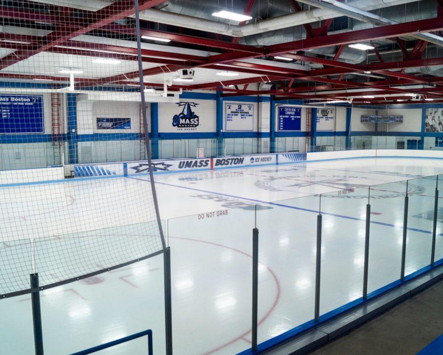 UMass Boston ice rink.