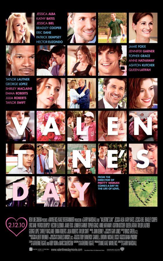 Promotional poster for the movie “Valentine’s Day” (2010). Used for identification purposes.