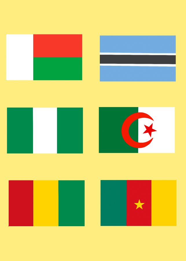 Various+African+flags.