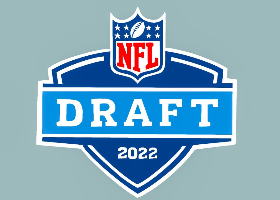 Recreation of the 2022 NFL Draft logo.