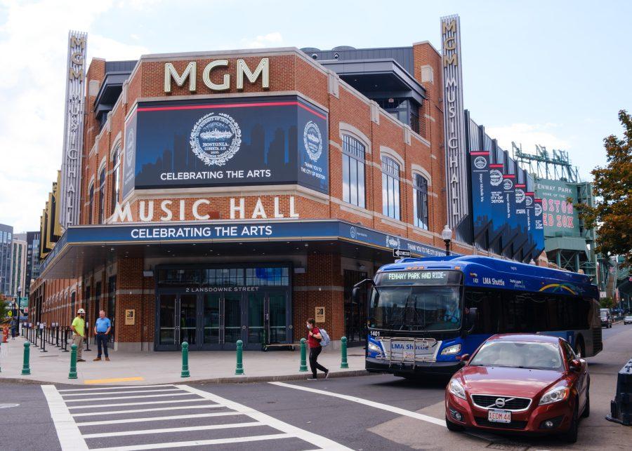 The newly built MGM Music Hall, located right next to Fenway Park.